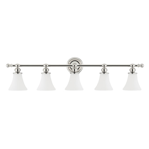 Weston Five Light Bath Bracket in Polished Nickel (70|4505-PN)