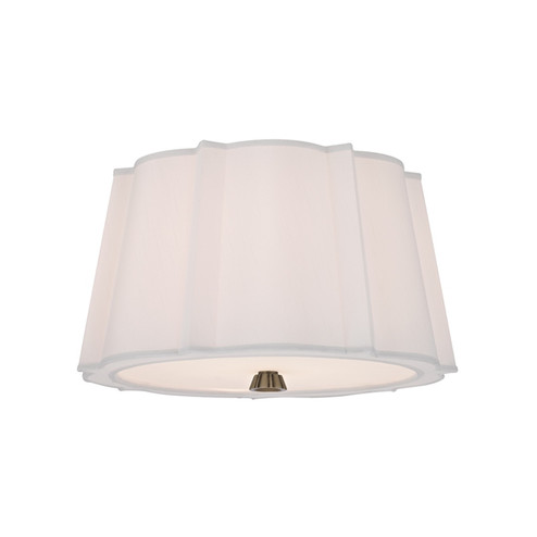 Humphrey Two Light Flush Mount in Aged Brass (70|4817-AGB)