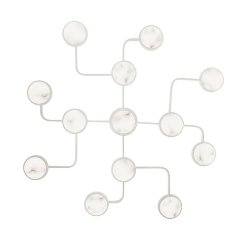Meander LED Semi Flush Mount in Polished Nickel (70|6343-PN)