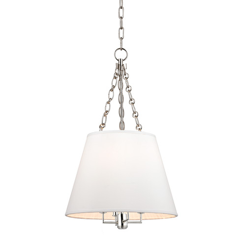 Burdett Four Light Pendant in Polished Nickel (70|6415-PN)