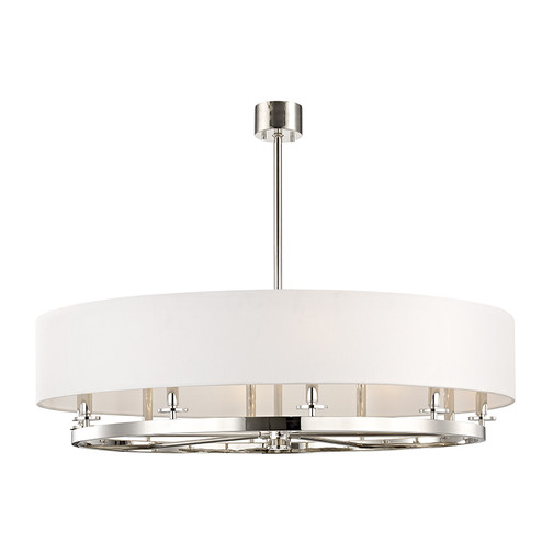 Durham Ten Light Island Pendant in Polished Nickel (70|6542-PN)