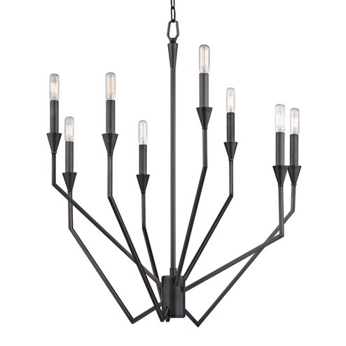 Archie Eight Light Chandelier in Old Bronze (70|8508-OB)