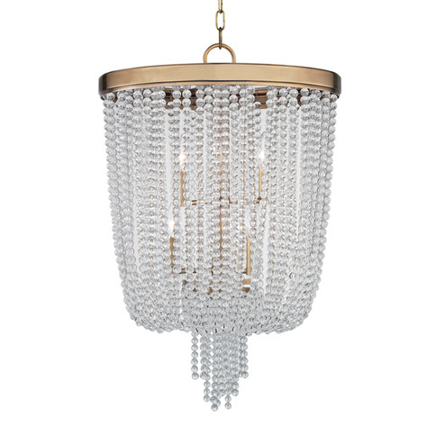 Royalton Six Light Pendant in Aged Brass (70|9018-AGB)