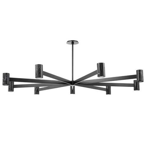 Predock LED Chandelier in Black Brass (70|9164-BBR)