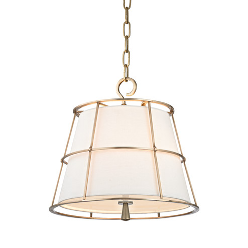 Savona Two Light Pendant in Aged Brass (70|9816-AGB)