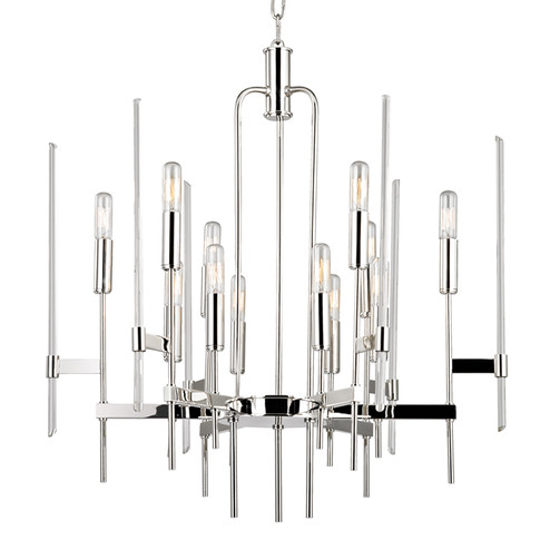 Bari 12 Light Chandelier in Polished Nickel (70|9912-PN)