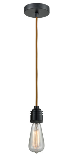 Winchester One Light Mini Pendant in Matte Black (405|100BK-10CR-2BK)