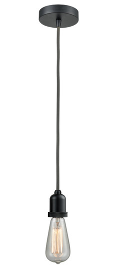 Whitney One Light Mini Pendant in Matte Black (405|100BK-10GY-0BK)