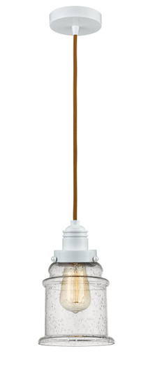 Winchester One Light Mini Pendant in White (405|100W-10CR-2H-W-G184)