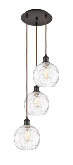 Ballston Three Light Pendant in Oil Rubbed Bronze (405|113B-3P-OB-G1215-8)