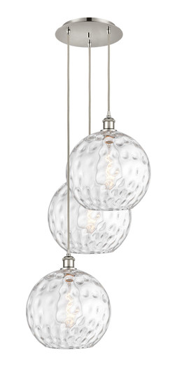 Ballston Three Light Pendant in Polished Nickel (405|113B-3P-PN-G1215-12)