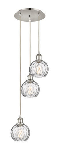 Ballston Three Light Pendant in Polished Nickel (405|113B-3P-PN-G1215-6)