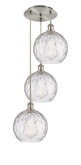 Ballston Three Light Pendant in Brushed Satin Nickel (405|113B-3P-SN-G1215-10)