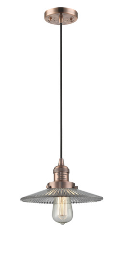 Franklin Restoration LED Mini Pendant in Antique Copper (405|201C-AC-G2-LED)