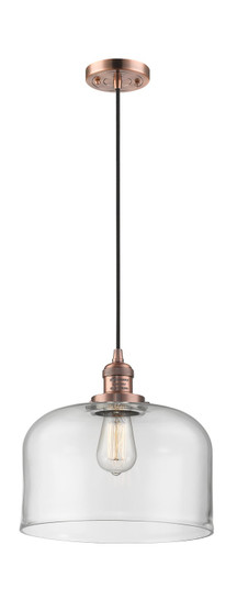 Franklin Restoration LED Mini Pendant in Antique Copper (405|201C-AC-G72-L-LED)