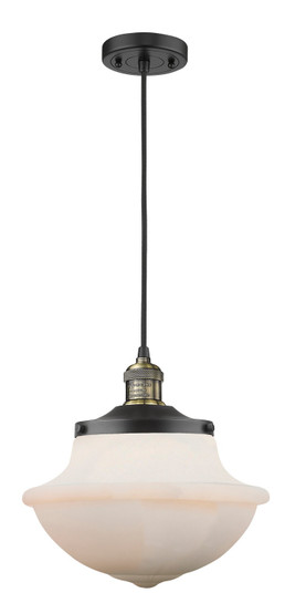 Franklin Restoration LED Mini Pendant in Black Antique Brass (405|201C-BAB-G541-LED)
