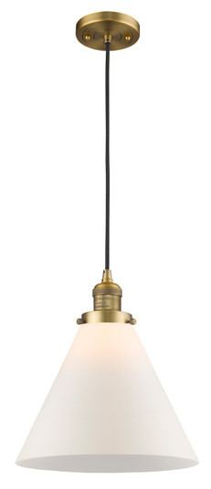 Franklin Restoration One Light Mini Pendant in Brushed Brass (405|201C-BB-G41-L)
