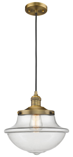 Franklin Restoration LED Mini Pendant in Brushed Brass (405|201C-BB-G542-LED)