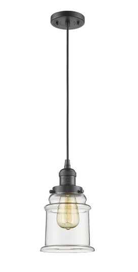 Franklin Restoration LED Mini Pendant in Oil Rubbed Bronze (405|201C-OB-G182-LED)