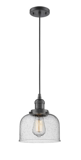 Franklin Restoration One Light Mini Pendant in Oil Rubbed Bronze (405|201C-OB-G74)