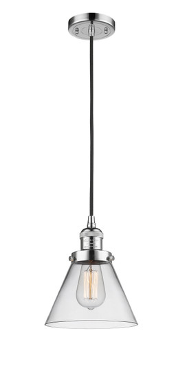 Franklin Restoration One Light Mini Pendant in Polished Chrome (405|201C-PC-G42)