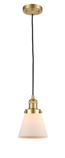 Franklin Restoration LED Mini Pendant in Satin Gold (405|201C-SG-G61-LED)