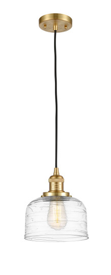 Franklin Restoration One Light Mini Pendant in Satin Gold (405|201C-SG-G713)