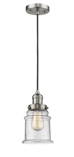 Franklin Restoration LED Mini Pendant in Brushed Satin Nickel (405|201C-SN-G184-LED)