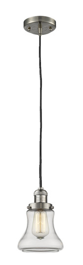 Franklin Restoration One Light Mini Pendant in Brushed Satin Nickel (405|201C-SN-G192)