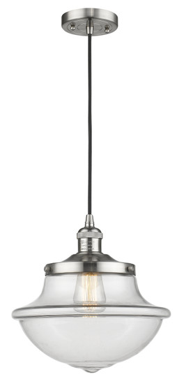 Franklin Restoration One Light Mini Pendant in Brushed Satin Nickel (405|201C-SN-G542)