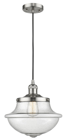 Franklin Restoration One Light Mini Pendant in Brushed Satin Nickel (405|201C-SN-G544)