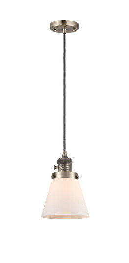 Franklin Restoration LED Mini Pendant in Antique Brass (405|201CSW-AB-G61-LED)