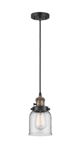 Franklin Restoration LED Mini Pendant in Black Antique Brass (405|201CSW-BAB-G52-LED)