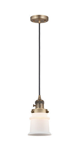 Franklin Restoration LED Mini Pendant in Brushed Brass (405|201CSW-BB-G181S-LED)