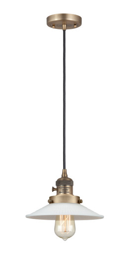 Franklin Restoration LED Mini Pendant in Brushed Brass (405|201CSW-BB-G1-LED)