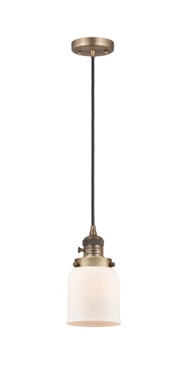 Franklin Restoration One Light Mini Pendant in Brushed Brass (405|201CSW-BB-G51)