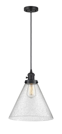 Franklin Restoration LED Pendant in Matte Black (405|201CSW-BK-G44-L)