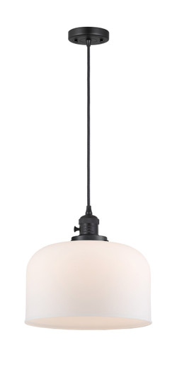 Franklin Restoration LED Mini Pendant in Matte Black (405|201CSW-BK-G71-L-LED)