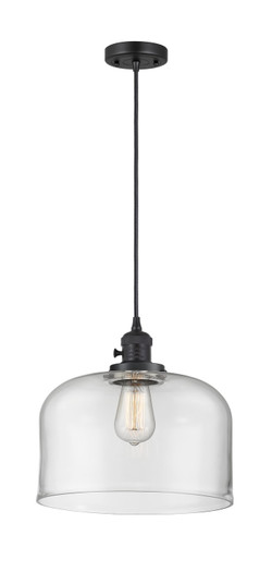 Franklin Restoration LED Mini Pendant in Matte Black (405|201CSW-BK-G72-L-LED)