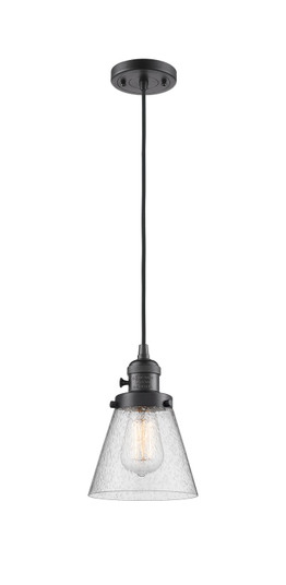 Franklin Restoration One Light Mini Pendant in Oil Rubbed Bronze (405|201CSW-OB-G64)