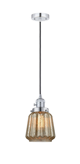 Franklin Restoration LED Mini Pendant in Polished Chrome (405|201CSW-PC-G146-LED)