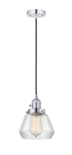 Franklin Restoration One Light Mini Pendant in Polished Chrome (405|201CSW-PC-G172) Franklin Restoration One Light Mini Pendant in Polished Chrome (405|201CSW-PC-G172)