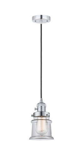 Franklin Restoration One Light Mini Pendant in Polished Chrome (405|201CSW-PC-G182S)