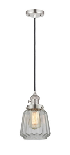 Franklin Restoration One Light Mini Pendant in Polished Nickel (405|201CSW-PN-G142)