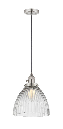 Franklin Restoration One Light Mini Pendant in Polished Nickel (405|201CSW-PN-G222)