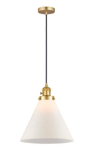 Franklin Restoration LED Mini Pendant in Satin Gold (405|201CSW-SG-G41-L-LED)