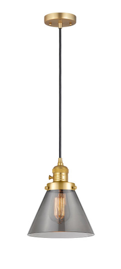 Franklin Restoration LED Mini Pendant in Satin Gold (405|201CSW-SG-G43-LED)