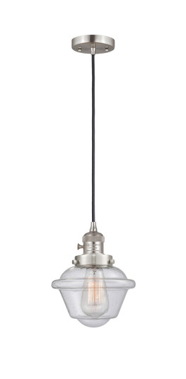 Franklin Restoration One Light Mini Pendant in Brushed Satin Nickel (405|201CSW-SN-G534)