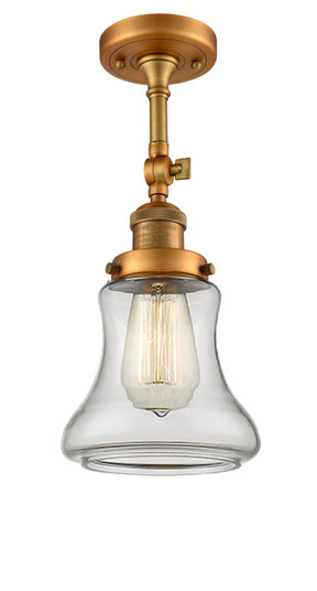 Franklin Restoration LED Semi-Flush Mount in Brushed Brass (405|201F-BB-G192-LED)