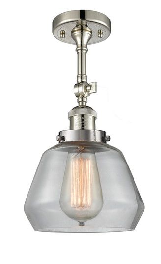 Franklin Restoration One Light Semi-Flush Mount in Polished Nickel (405|201F-PN-G172)